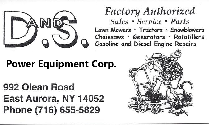 D & S Power Equipment and Property Maintenance LLC | 992 Olean Rd, East Aurora, NY 14052, USA | Phone: (716) 655-5829