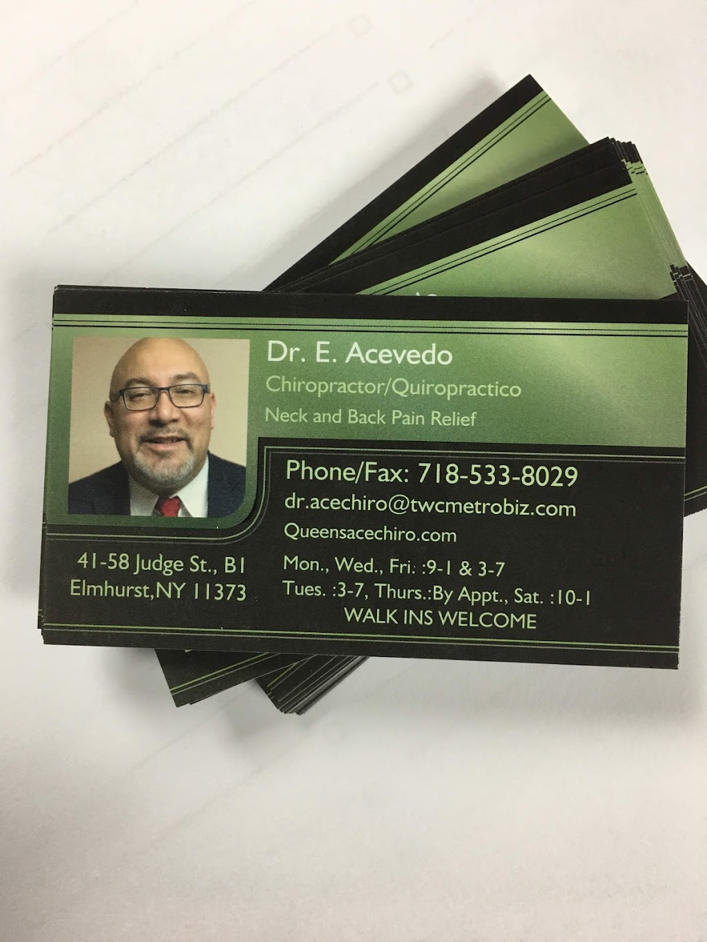 Edward Acevedo, D.C. | 41-58 Judge St, Queens, NY 11373, USA | Phone: (718) 533-8029