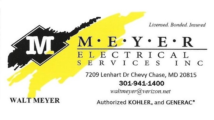 Meyer Electrical Services, Inc. | 7209 Lenhart Dr, Bethesda, MD 20815, USA | Phone: (301) 941-1400
