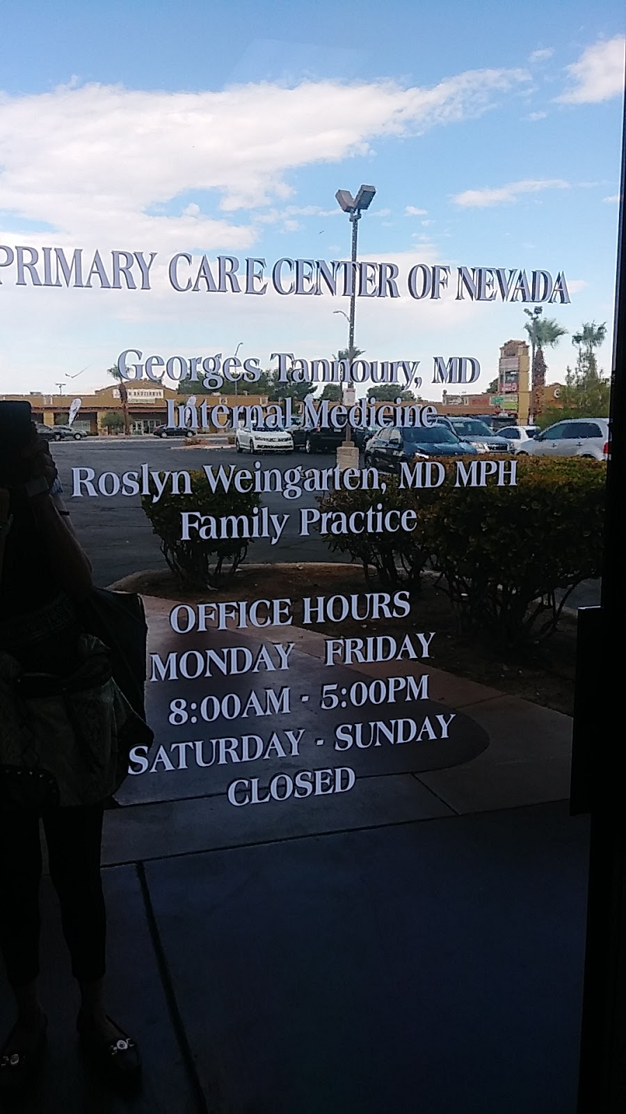Primary Care Center of Nevada: Weingarten Roslyn MD | 2001 S Rainbow Blvd UNIT 160, Las Vegas, NV 89146, USA | Phone: (702) 315-4600