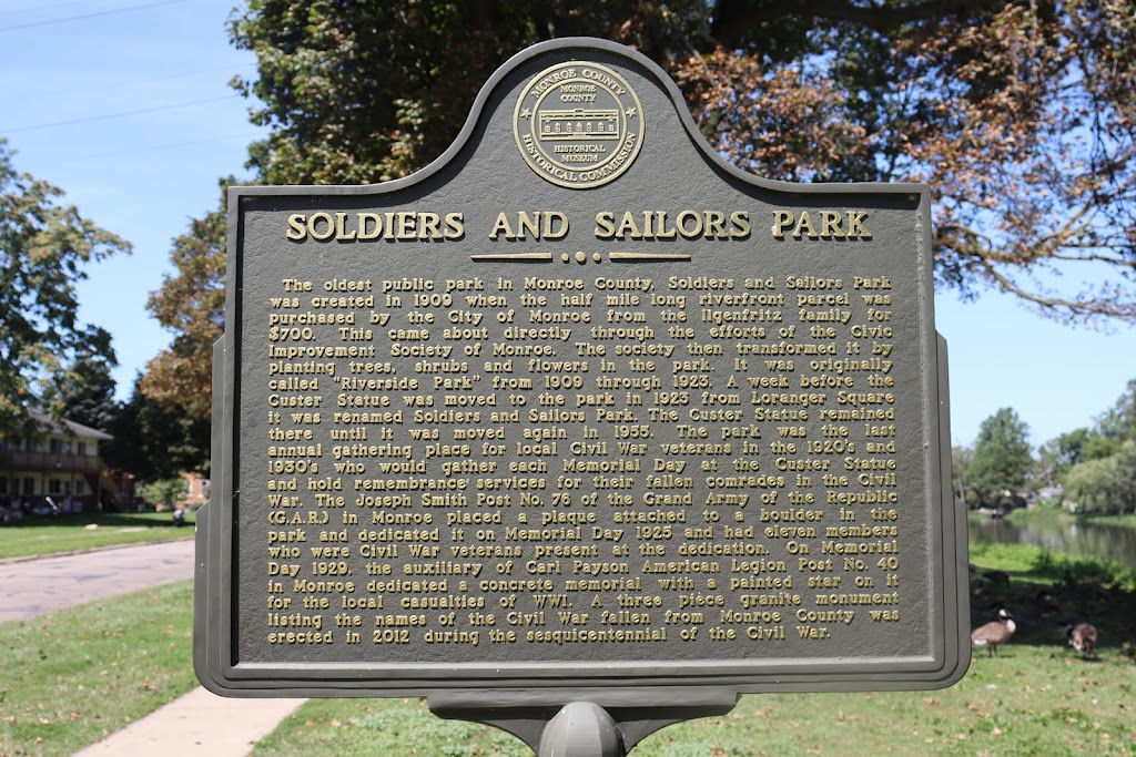 Soldier & Sailor’s Park | 687 E Front St #583, Monroe, MI 48161, USA | Phone: (734) 384-9156