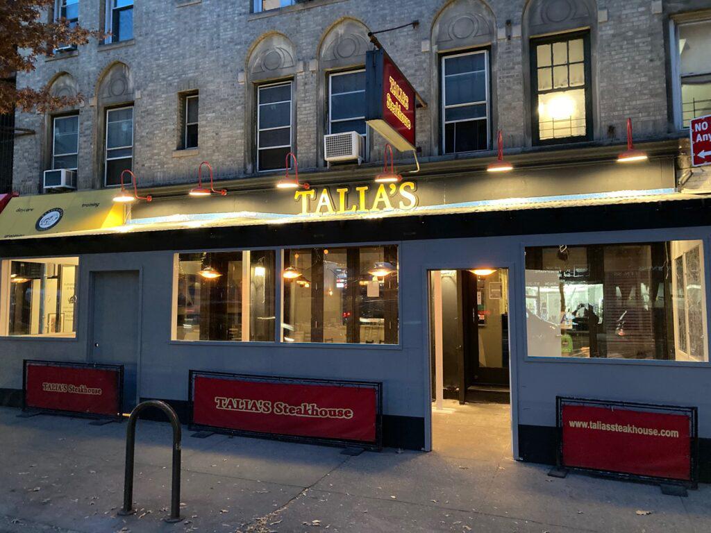 Talias Steakhouse and Bar | 668 Amsterdam Ave, New York, NY 10025, USA | Phone: (212) 580-3770