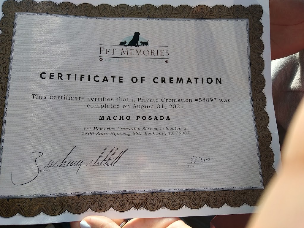 Pet Memories Cremation Service | Photo 1 of 10 | Address: 2500 State Hwy 66 Bldg #2570, Rockwall, TX 75087, USA | Phone: (972) 772-5671