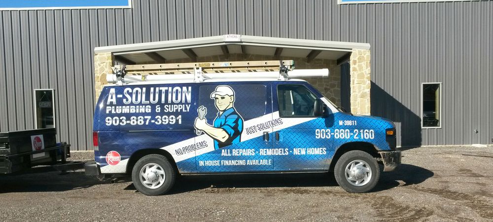 A-Solution Plumbing, LLC | 2052 S 3rd St, Mabank, TX 75156, USA | Phone: (903) 887-3991