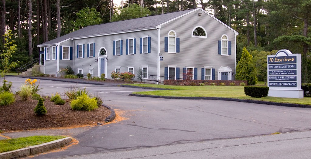 East Grove Family Dental | 70 E Grove St, Middleborough, MA 02346, USA | Phone: (508) 947-4770
