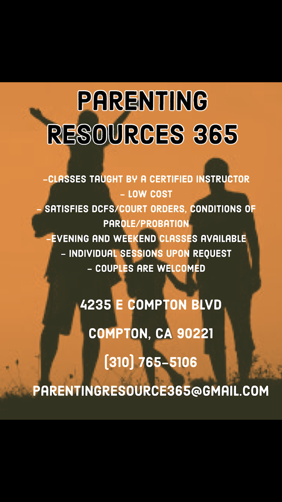 Parenting Resources 365 | 21111 S Adriatic Ave, Carson, CA 90810, USA | Phone: (310) 765-5106