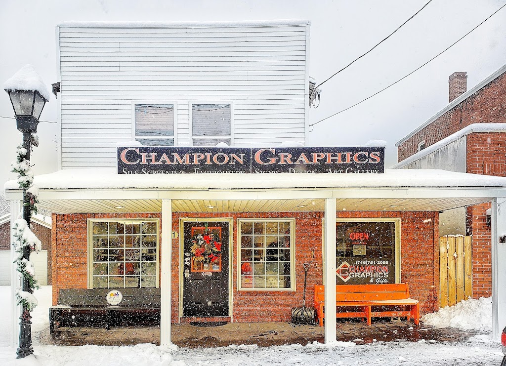Champion Graphics and Gifts | 251 Young St, Wilson, NY 14172, USA | Phone: (716) 298-7845