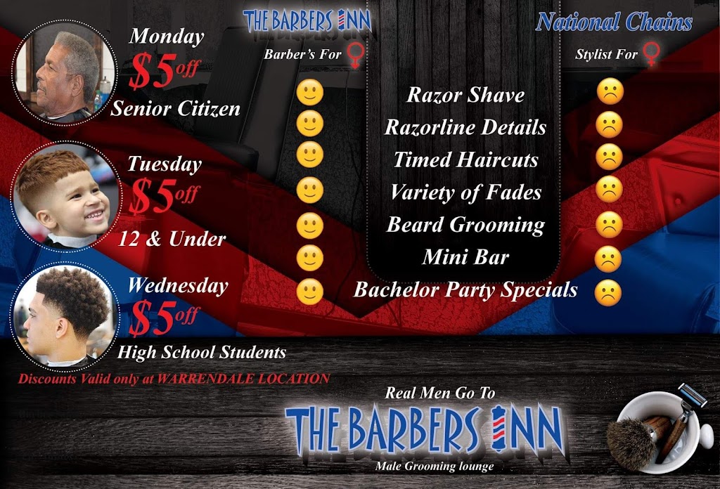 The Barbers Inn | 16050 Perry Hwy, Warrendale, PA 15086, USA | Phone: (724) 719-2493