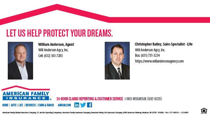 Chris Bailey - Will Anderson Agency Inc. | 6230 10th St N STE 430, Oakdale, MN 55128, USA | Phone: (651) 738-7283