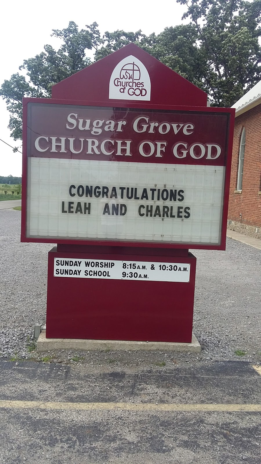 Sugar Grove Church of God | 5019 E 500 S-57, Churubusco, IN 46723, USA | Phone: (260) 693-1718