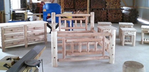 Amish Furniture - Ohio - Sunnybrook Log Furniture | 13765 S Perry Rd, Kingston, OH 45644, USA | Phone: (740) 420-3075