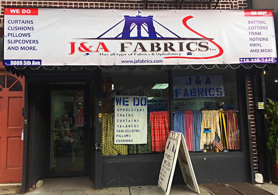 J & A Fabrics | 9009 5th Ave, Brooklyn, NY 11209, USA | Phone: (718) 238-1440
