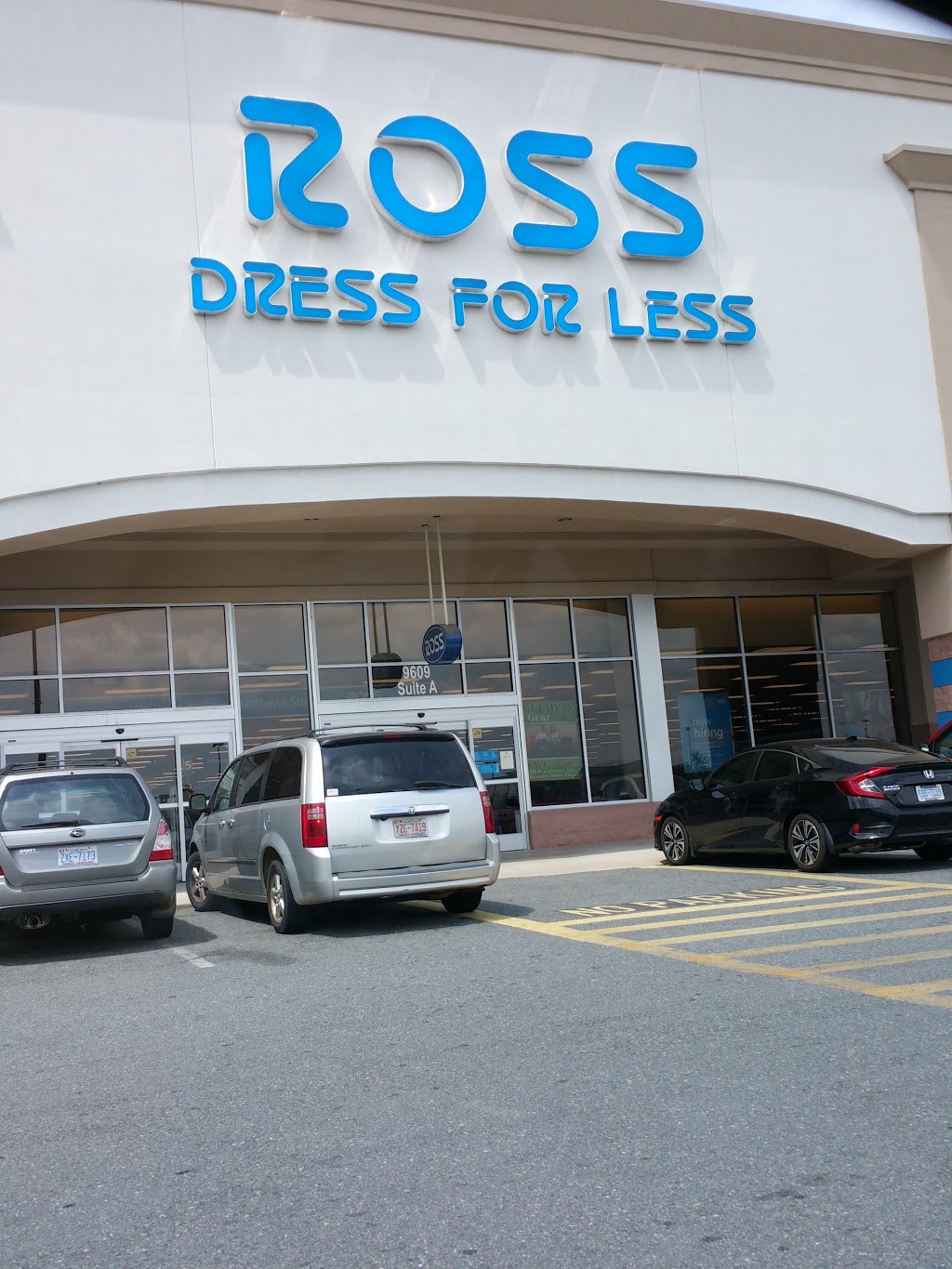 Ross Dress for Less | 9609 E Independence Blvd, Matthews, NC 28105, USA | Phone: (704) 849-2205