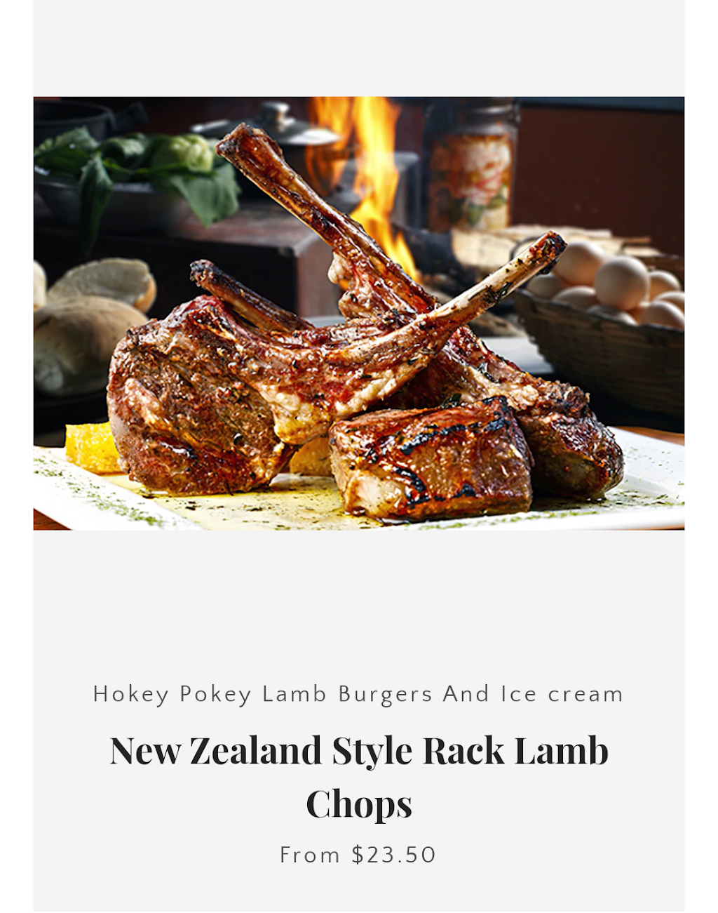 Hokey Pokey Lamb Burgers And Ice Cream | 3210 Ely Pl SE, Washington, DC 20019, USA | Phone: (202) 847-8629