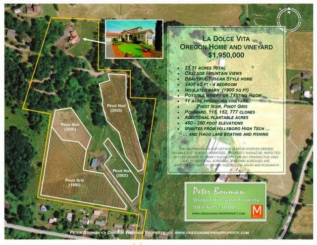 Oregon Vineyard Property | 20980 NE Niederberger Rd, Dundee, OR 97115 | Phone: (503) 625-3000