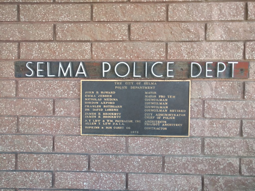 Selma Police Department | 1935 E Front St, Selma, CA 93662, USA | Phone: (559) 896-2525