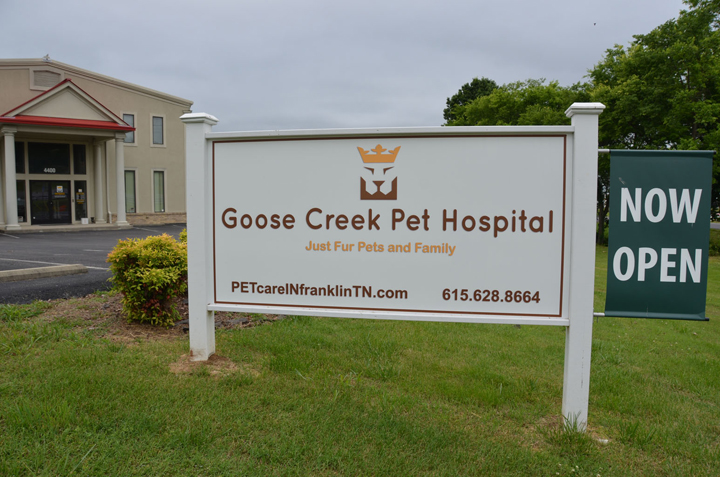 Goose Creek Pet Hospital | 4400 Franklin S Ct, Franklin, TN 37064, USA | Phone: (615) 628-8664