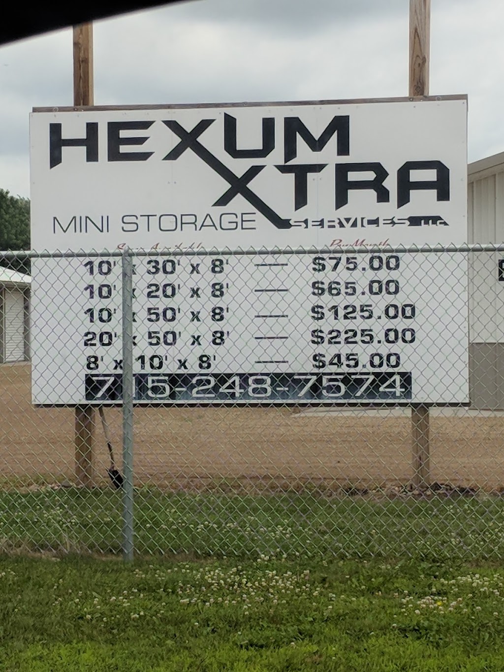 Hexum Xtra storage | 2265 County Rd C, New Richmond, WI 54017, USA | Phone: (715) 248-7574