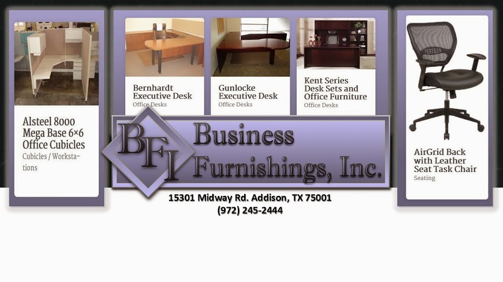 Business Furnishings Inc | 1100 Trend Dr, Addison, TX 75001, USA | Phone: (972) 245-2444