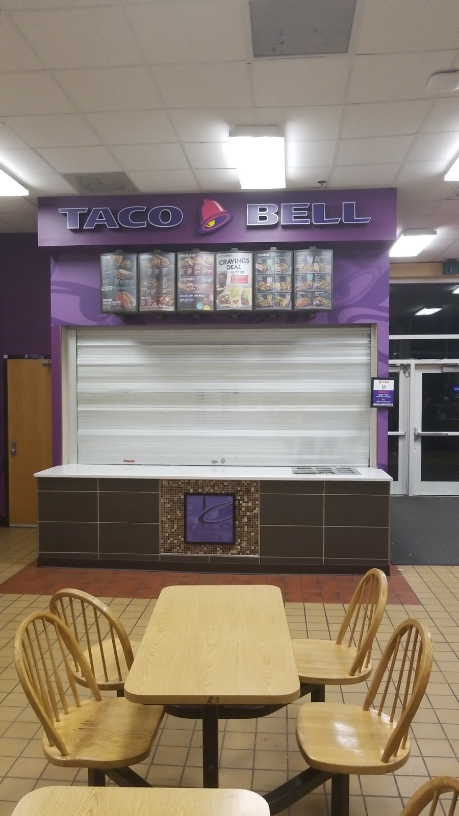 Taco Bell | Glenn L. Martin Hall Campus Drive, 8428 Baltimore Ave, College Park, MD 20740, USA | Phone: (301) 982-7198