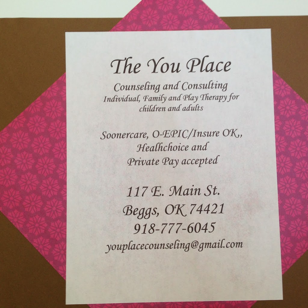 The YOU Place | 117 E Main St, Beggs, OK 74421, USA | Phone: (918) 777-6045