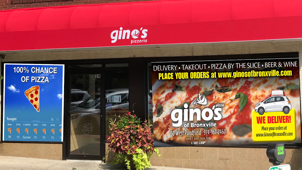 Gino’s Pizza | 50 Pondfield Rd W, Yonkers, NY 10708, USA | Phone: (914) 961-7460