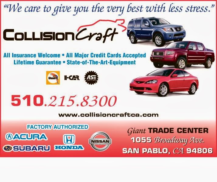 Collision Craft | 1055 Broadway Ave, San Pablo, CA 94806, USA | Phone: (510) 215-8300