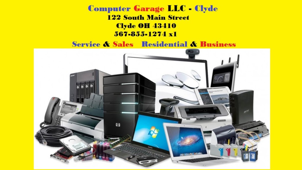 Computer Garage LLC | 122 S Main St, Clyde, OH 43410, USA | Phone: (567) 855-1274