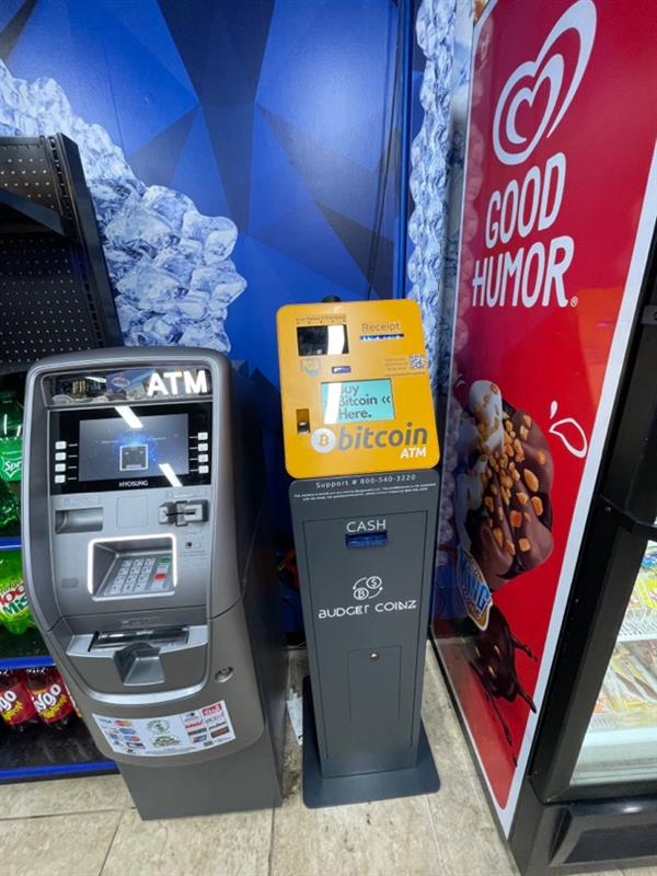 BudgetCoinz Bitcoin ATM | 18215 Fort St, Riverview, MI 48193, USA | Phone: (800) 540-3220
