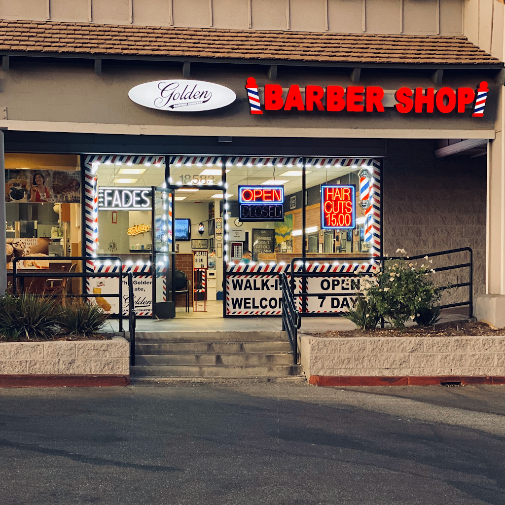 Golden Barbershop & Beauty salon | 18583 Soledad Canyon Rd, Canyon Country, CA 91351, USA | Phone: (661) 998-8588