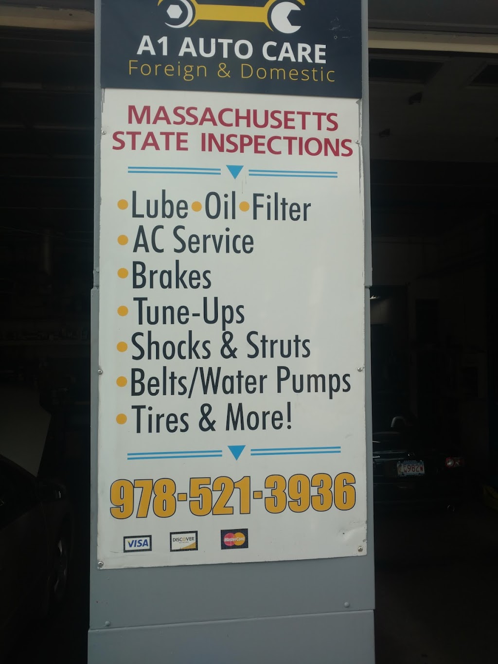 A1 Auto Care | 620 Main St, Haverhill, MA 01830, USA | Phone: (978) 521-3936