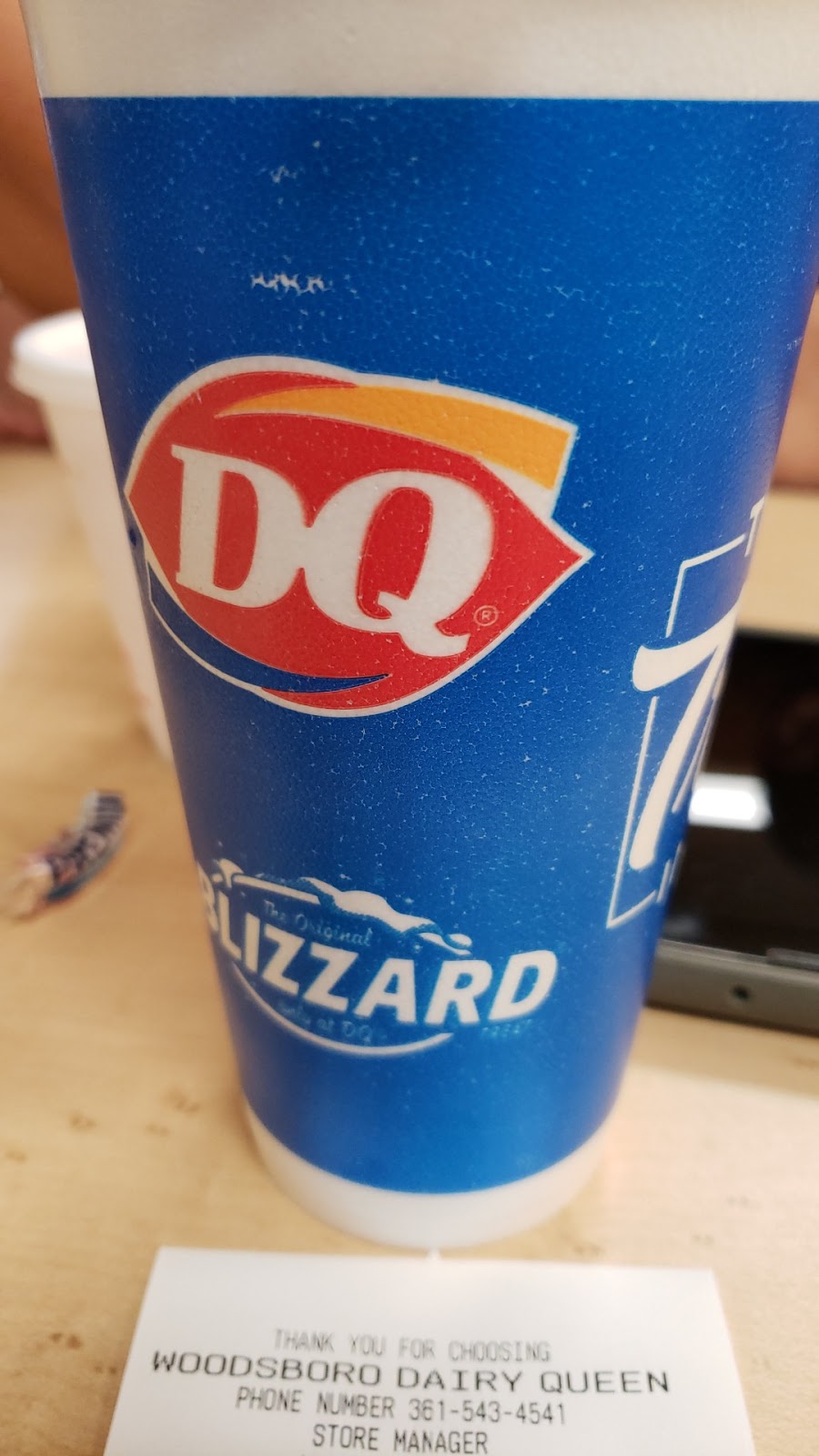 Dairy Queen | 2nd St &, US-77, Woodsboro, TX 78393 | Phone: (361) 543-4541