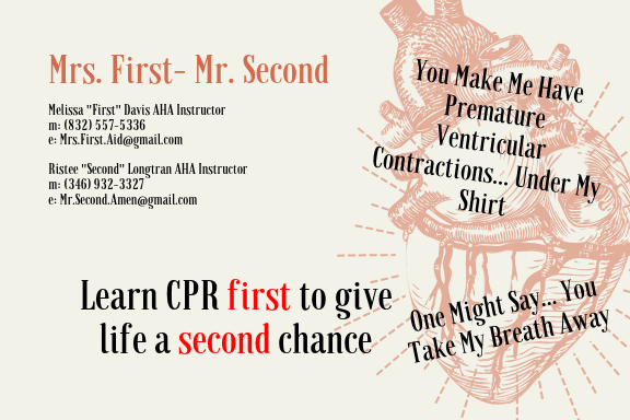 CPR WITH MRS. FIRST | 4407 28th St, Dickinson, TX 77539 | Phone: (832) 557-5336