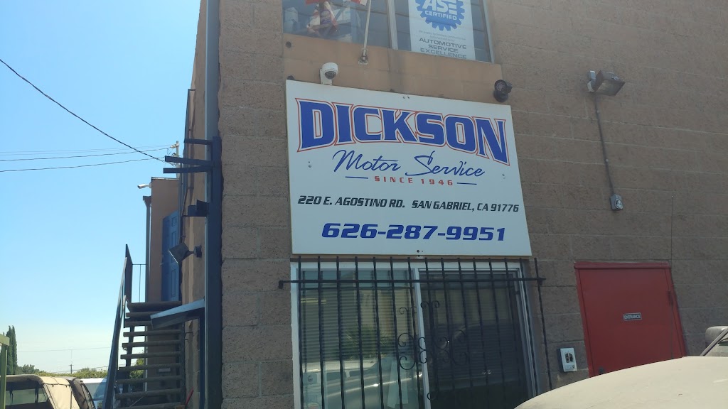 Dickson Motor Service | 220 Agostino Rd, San Gabriel, CA 91776, USA | Phone: (626) 287-9951