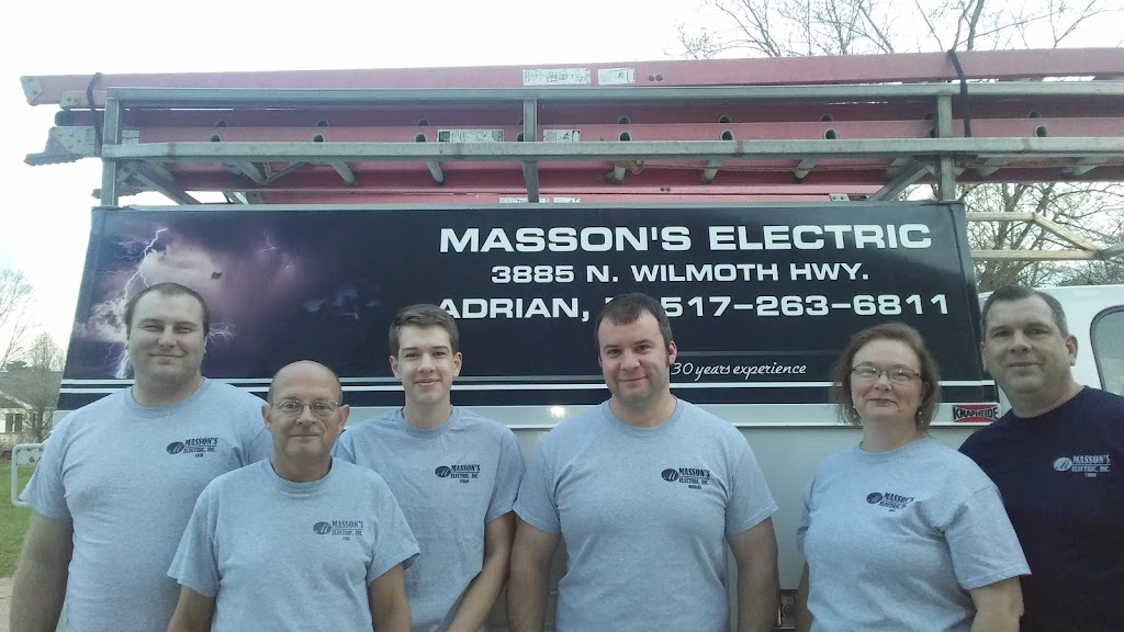 Massons Electric, Inc. | 3885 N Wilmoth Hwy, Adrian, MI 49221, USA | Phone: (517) 263-6811