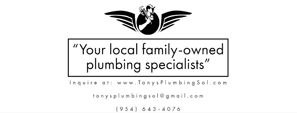 Tonys Plumbing Solutions | 11444 Weston Course Loop, Riverview, FL 33579, USA | Phone: (954) 643-4076