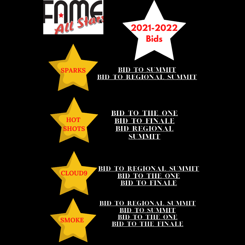 Fame Annapolis All Star Cheer | 2156 Renard Ct, Annapolis, MD 21401, USA | Phone: (610) 812-3345