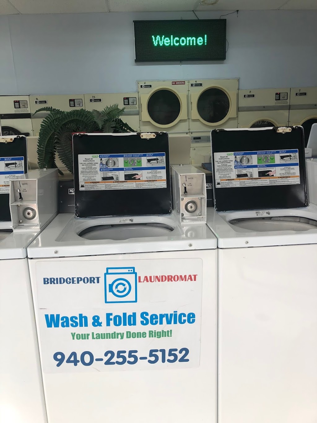 Bridgeport Laundromat | 1403 16th St #2500, Bridgeport, TX 76426, USA | Phone: (940) 255-5152