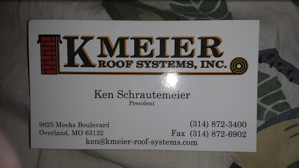 Kmeier Roof Systems Inc | 9825 Meeks Blvd, St. Louis, MO 63132 | Phone: (314) 872-3400