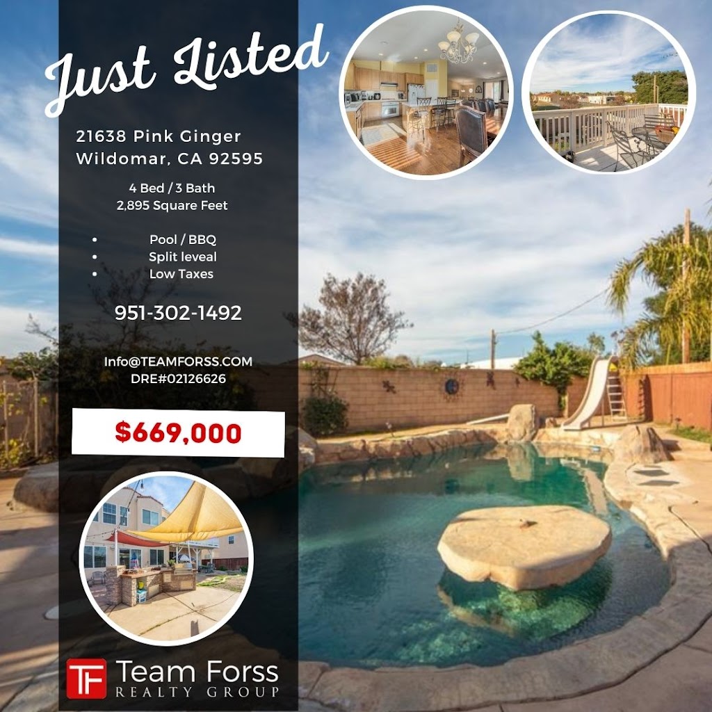 Team Forss Realty Group | 31213 Temecula Pkwy, Temecula, CA 92592 | Phone: (951) 289-3066