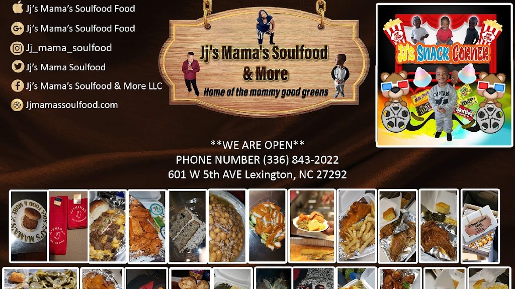 Jjs Mamas Soulfood & More Llc | 601 W 5th Ave, Lexington, NC 27292, USA | Phone: (336) 843-2022