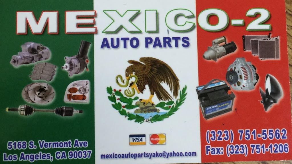 Mexico Auto Parts | 5168 Vermont Ave, Los Angeles, CA 90037, USA | Phone: (323) 751-5562