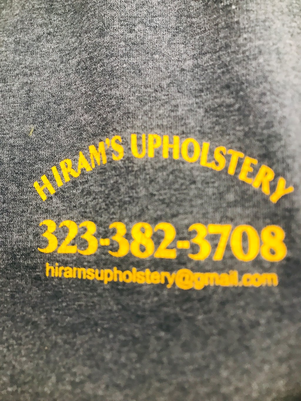 Hiram’s upholstery | 2610 W Jefferson Blvd, Los Angeles, CA 90018, USA | Phone: (323) 382-3708