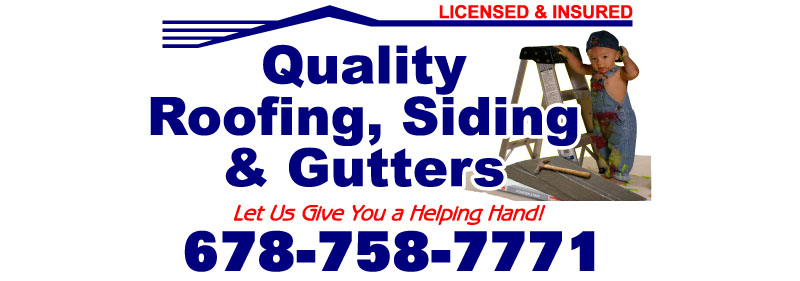 Quality Roofing Siding Gutters | 105 Rosewood Ave, Tyrone, GA 30290, USA | Phone: (678) 758-7771
