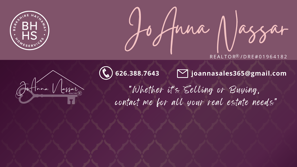 JoAnna Nassar - Realtor | 14014 Bear Valley Rd STE#1A, Victorville, CA 92392, USA | Phone: (626) 388-7643