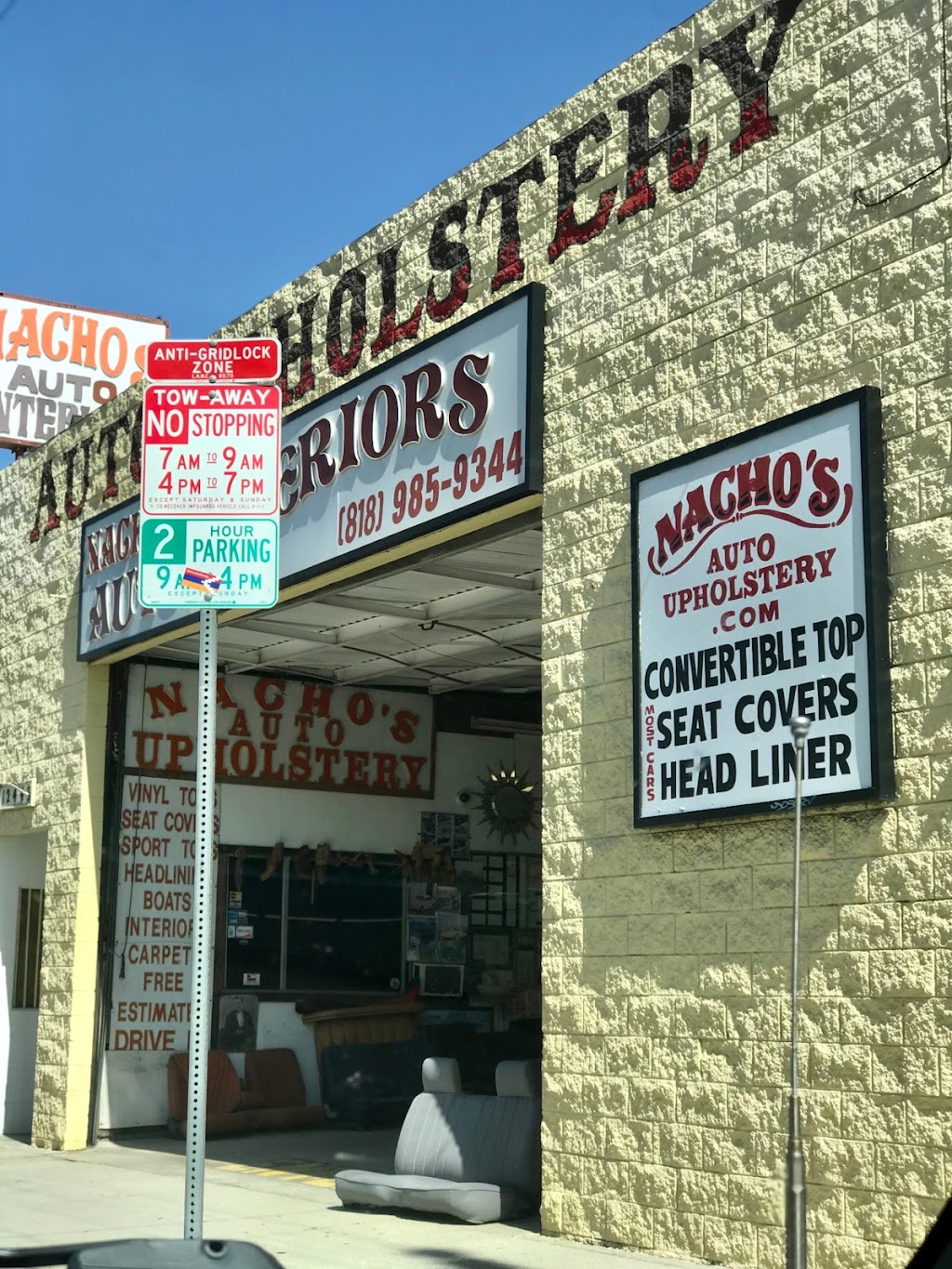 Nachos Auto Upholstery | 12443 Victory Blvd, North Hollywood, CA 91606, USA | Phone: (818) 985-5825