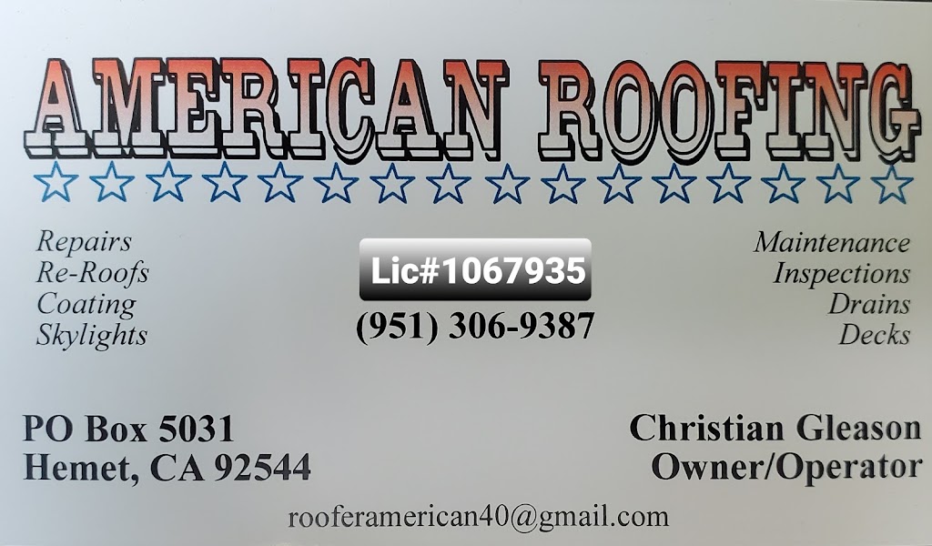 American Roofing | 2365 Shasta Pl, San Jacinto, CA 92583, USA | Phone: (951) 306-9387