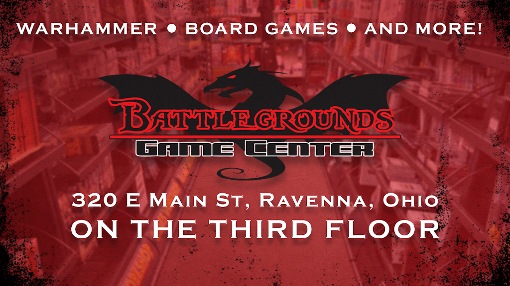 Battlegrounds Game Center | 320 E Main St Suite 301, Ravenna, OH 44266, USA | Phone: (330) 814-3194