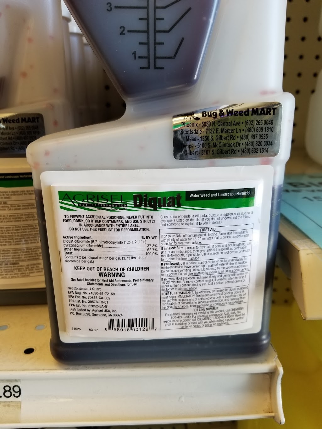 Bug & Weed Mart Gilbert | 3107 S Gilbert Rd, Gilbert, AZ 85295, USA | Phone: (480) 632-1614