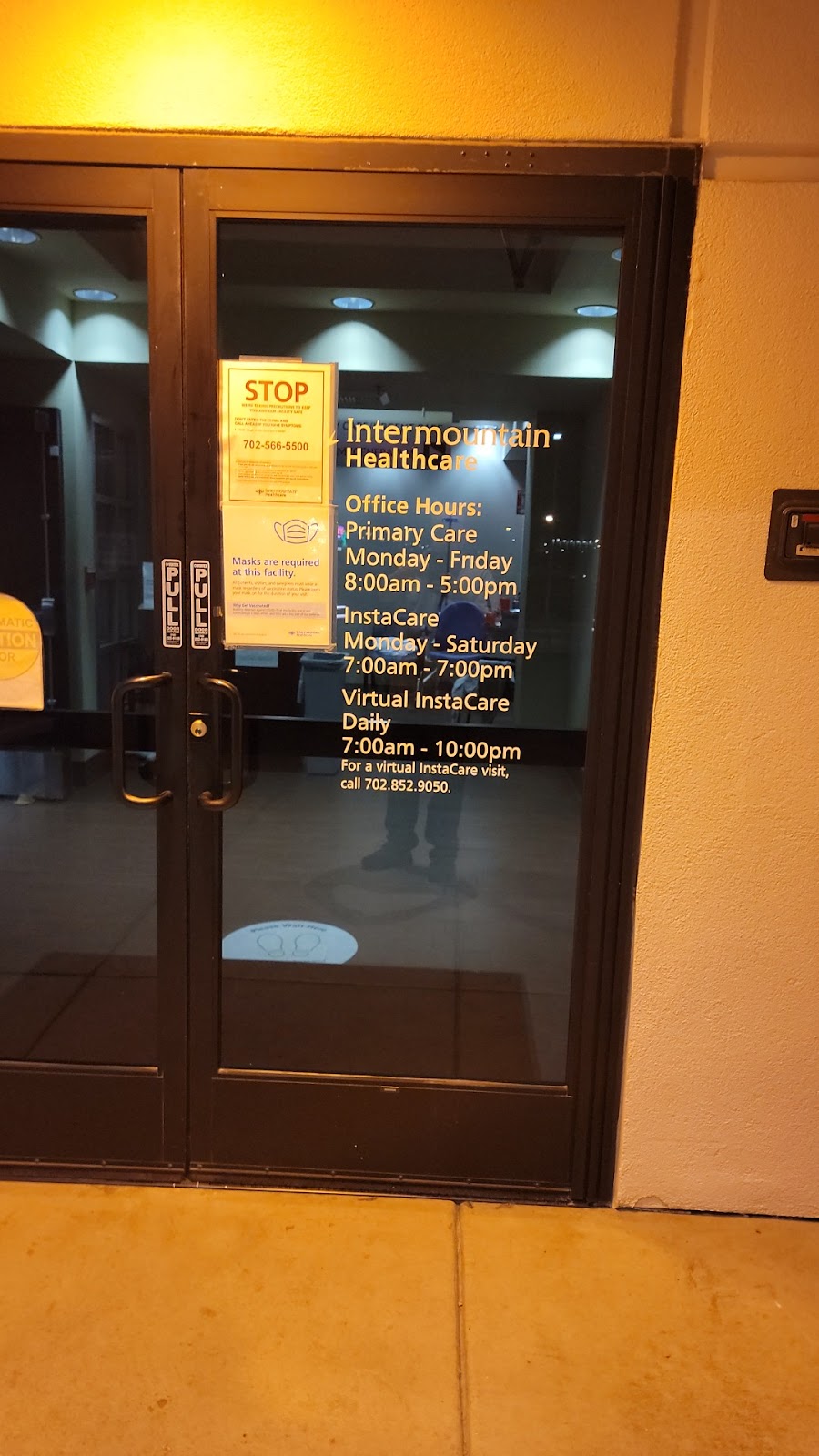 Intermountain Healthcare West Lake Mead InstaCare Clinic | 595 W Lake Mead Pkwy, Henderson, NV 89015, USA | Phone: (702) 566-5500